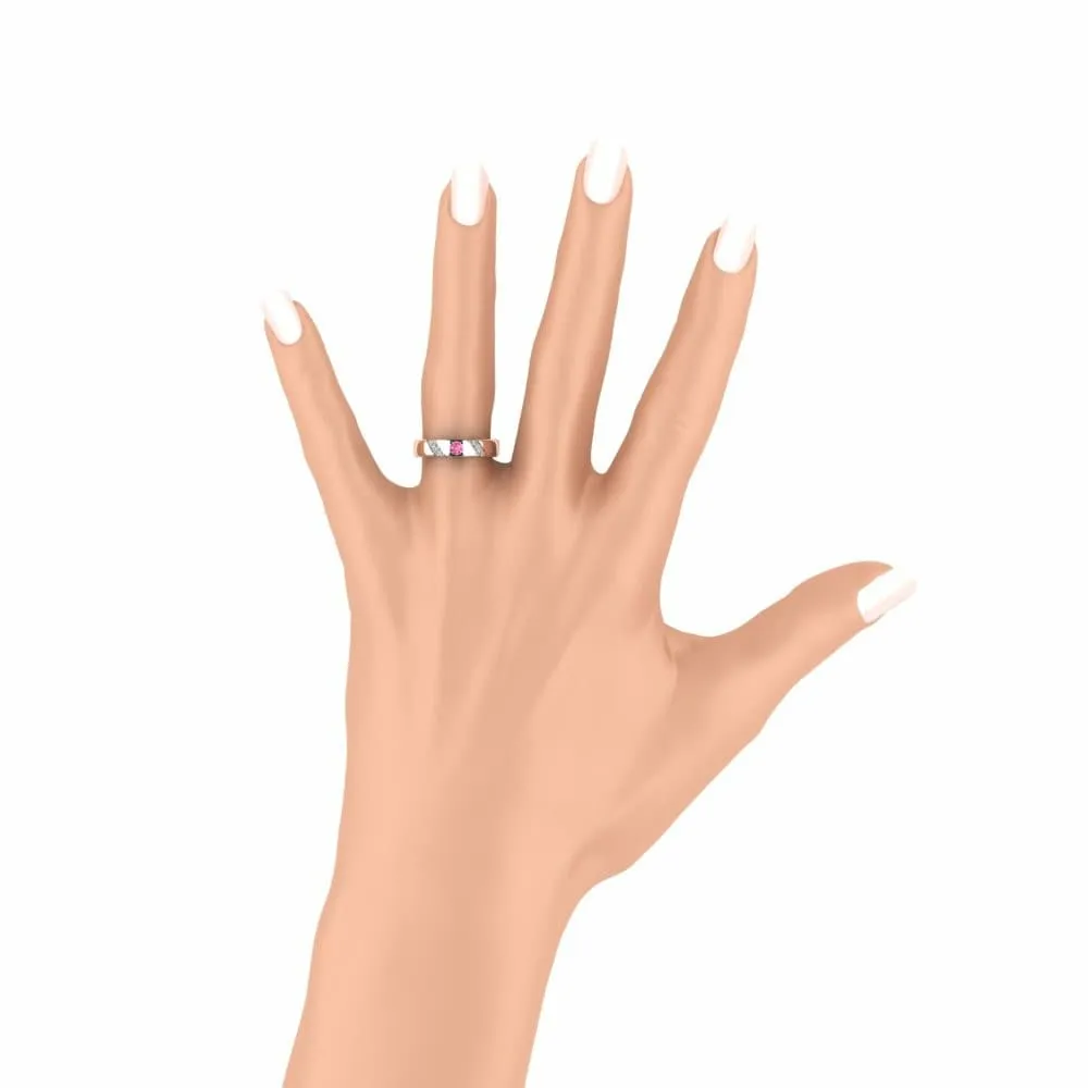 Anillo de compromiso Orlena 0.16 crt
